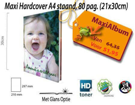 Hardcover Fotoalbum Acties en Kortingen!