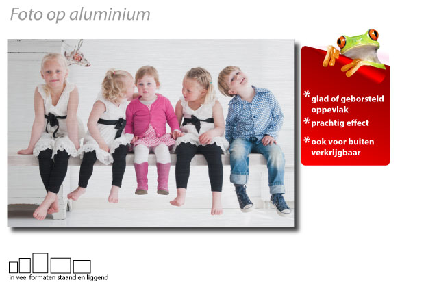 foto op aluminium bestellen