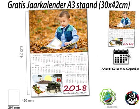 maak fotokalender gratis jaarkalender